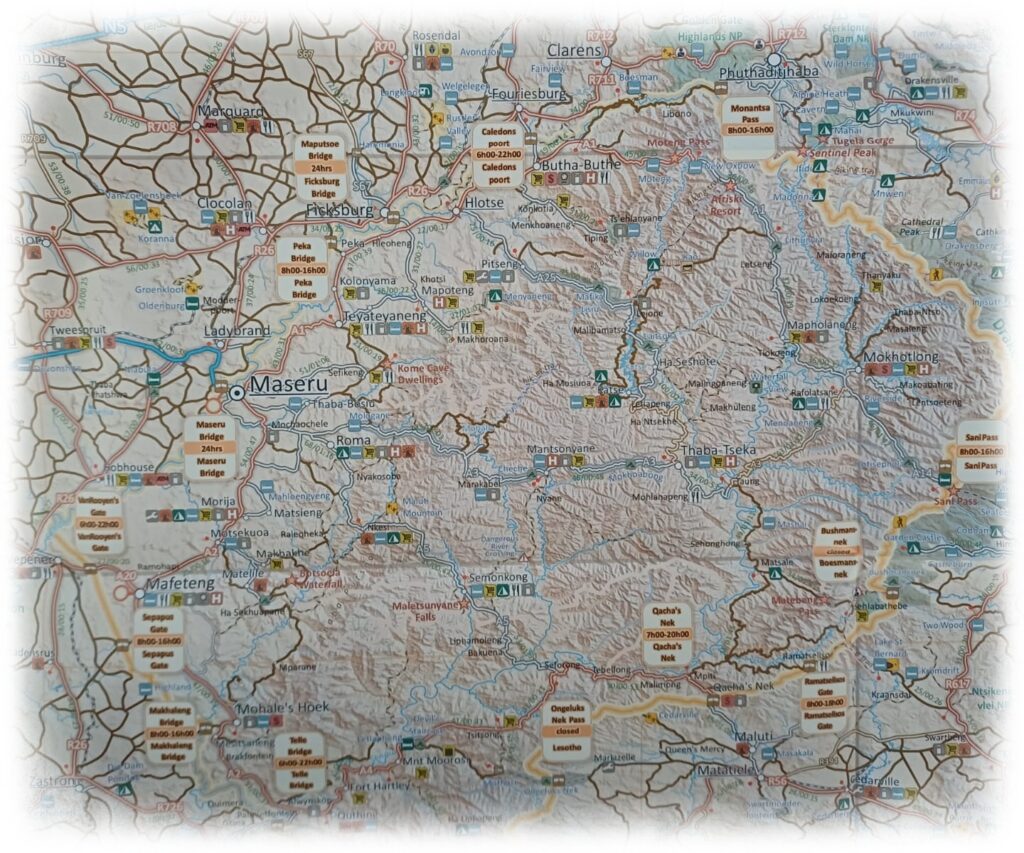 South Africa Traveller's Paper Map 2nd EditionLesotho