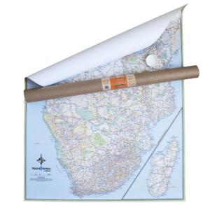 Tracks4Africa Africa Wall Map