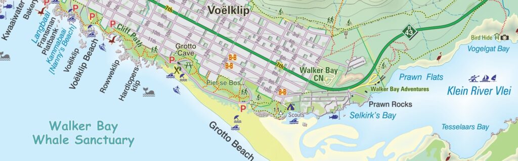 Slingsby Overberg Whale Coast Paper Map / Slingsby Overberg Whale Coast Digital Map